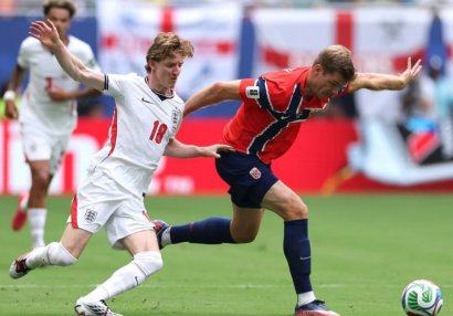 Norveç - İngiltərə matçının ən yaxşı futbolçusu bəllidir