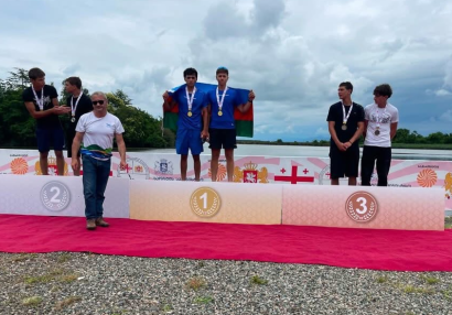 Azərbaycan avarçəkənləri Gürcüstanda 18 medal qazandılar