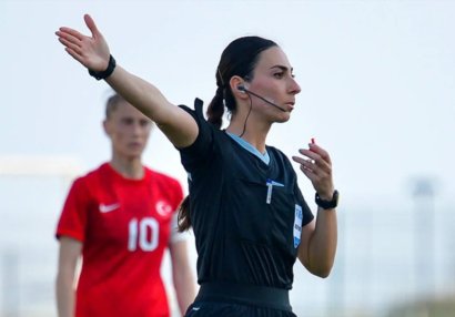 Fəridə Lütfəliyeva ÇL matçını idarə edəcək