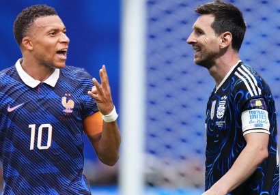Mbappe birinci, Messi ikinci