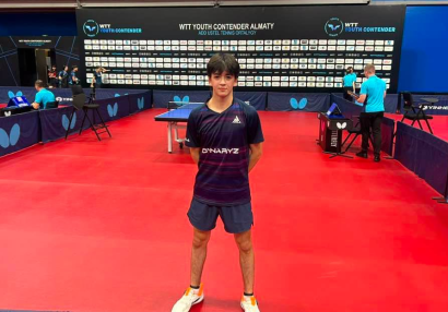 AÇ-nin bürünc medalçısı "WTT Youth Contender" turnirinə qatıldı