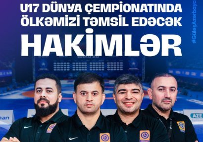 Azərbaycanın dörd hakimi güləş üzrə dünya çempionatına təyinat aldı