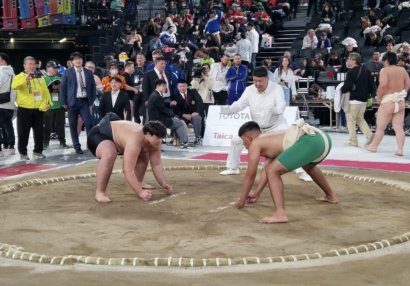 Azərbaycanın sumo millisi Yaponiyada təlim-məşq toplanışına start verib