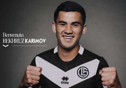 Bəhruz Kərimov İsveçrə nəhəngində - RƏSMİ