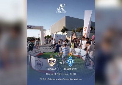 "Qarabağ" - "Dinamo" oyunundan əvvəl əyləncəli fan zona yaradılacaq
