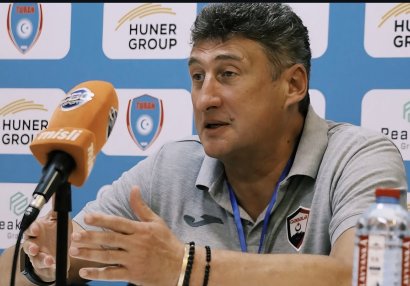 Kaxaber Tsxadadze "Turan Tovuz"la matçdan sonra belə danışdı