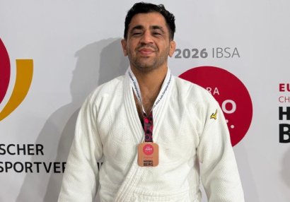 Azərbaycan paracüdoçusu Avropa çempionatında bürünc medal qazandı