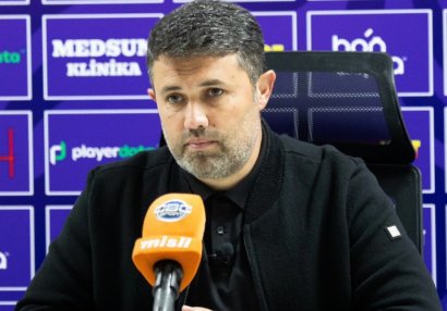 "Futbolçularımdan razıyam" - Azər Bağırov