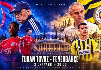 "Turan Tovuz" - "Fənərbağça" matçı bu saatda başlayacaq