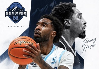 "Naxçıvan" klubu ABŞ-li basketbolçu Ceremi Hayesi heyətinə qatdı