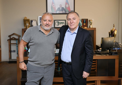 Cavadov Peşəkar Futbol Liqasının qonağı oldu