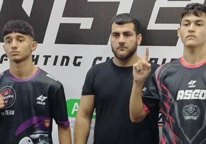 "Xan Yaşma"nın üzvü 25 saniyəyə nokautla qalib gəldi, daha 4 idmançı "qızıl" qazandı - FOTO/VİDEO