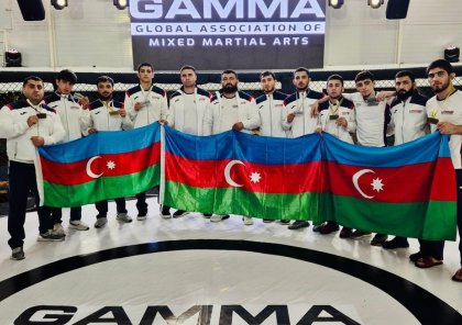 Azərbaycan idmançıları MMA üzrə dünya çempionatında 3 "qızıl" qazandılar