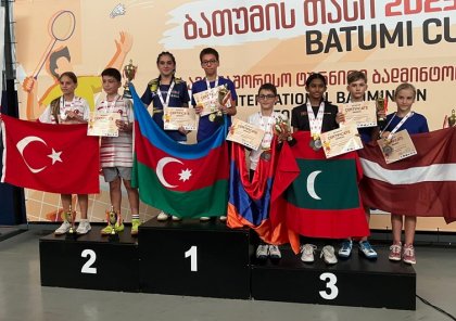 Azərbaycan badmintonçuları Gürcüstanda keçirilən beynəlxalq turnirdə 11 medal qazanıblar