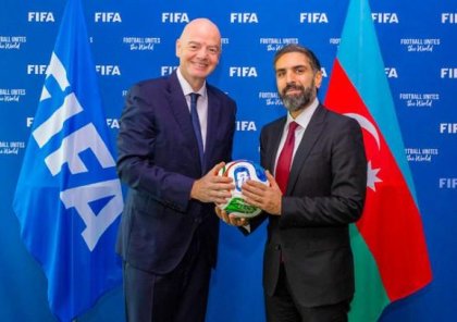 Rövşən Nəcəf FİFA prezidenti ilə görüşdü