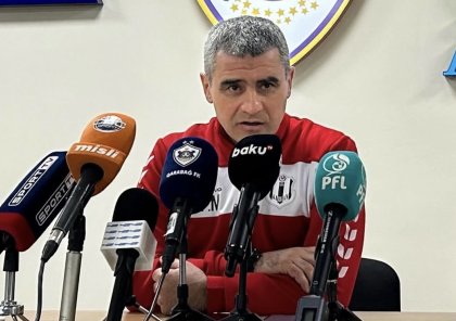 "Futbolçularım mərdlik göstərdilər" - Füzuli Məmmədov