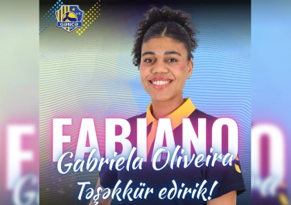 "Gəncə" braziliyalı voleybolçusu ilə vidalaşdı