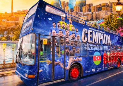 Avropa çempionları bu gün Bakı turuna çıxır