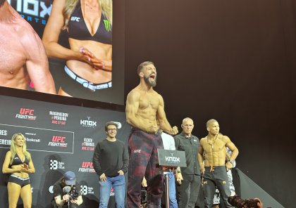 UFC-nin təntənəli çəkiölçmə mərasimi başlayır - FOTOLAR