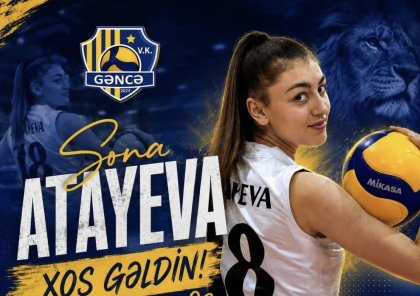 "Gəncə" Sona Atayeva ilə yeni müqavilə imzaladı