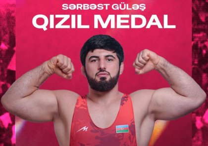 Azərbaycan güləşçisi Avropa çempionu olub