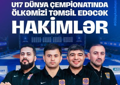 Azərbaycanın dörd hakimi güləş üzrə dünya çempionatına təyinat aldı