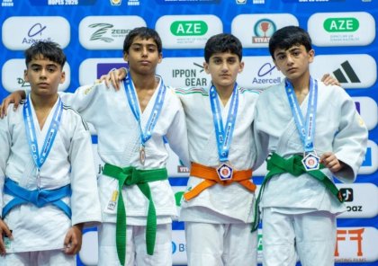 Avropa Cüdo Ümidləri Turnirində U-14 yaş kateqoriyasında mübarizə yekunlaşdı