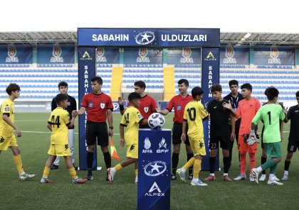 "Neftçi" - "Sabah" (U-14) matçından - FOTOLAR