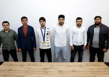 Milli Paralimpiya Komitəsi parataekvondoçuları qəbul edib