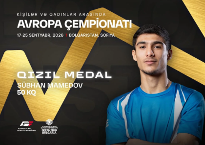 Azərbaycanlı boksçu Avropa çempionu oldu