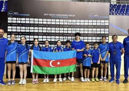Azərbaycanın stolüstü tennisçiləri Tbilisidə 5 medal qazandılar