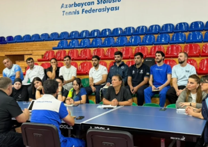 Bakıda stolüstü tennis üzrə beynəlxalq seminar keçirilir