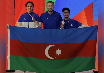 Azərbaycanın batut gimnastları Dünya Kubokunda bürünc medal qazanıblar
