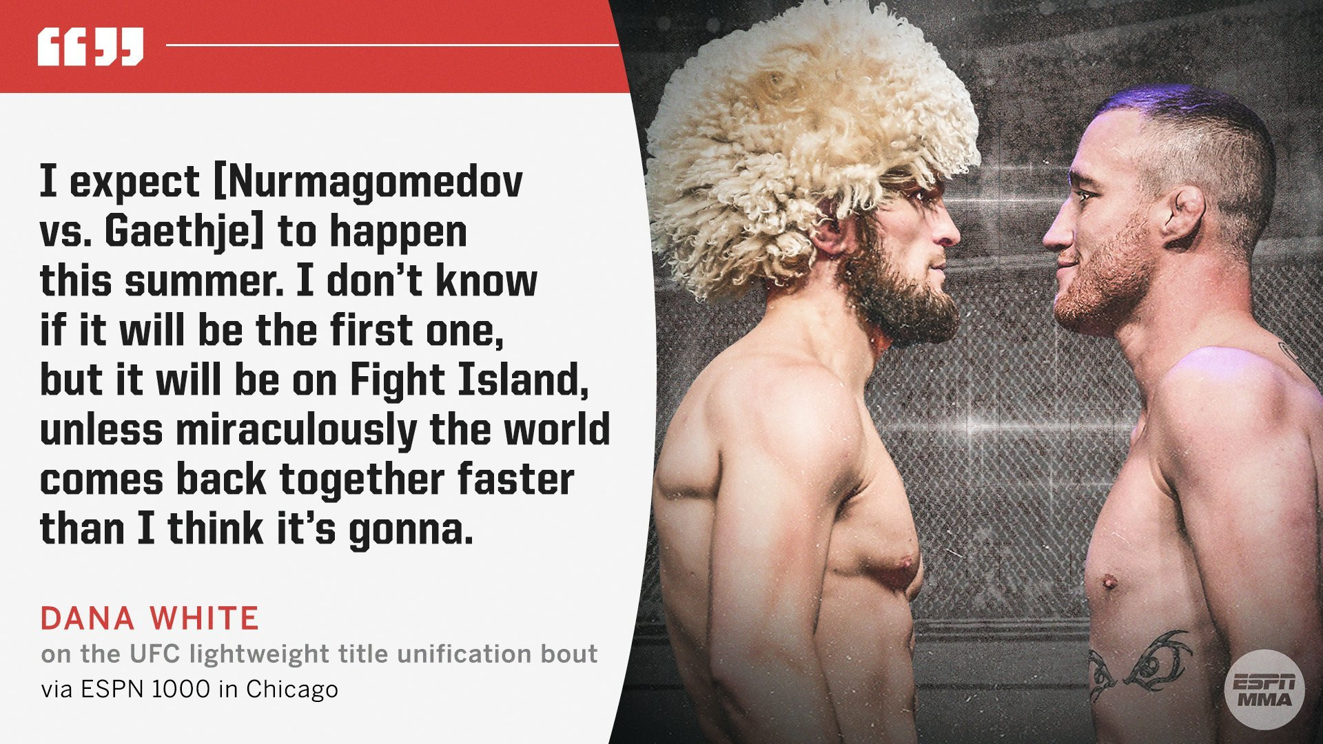 Президент UFC анонсировал следующий бой Хабиба
