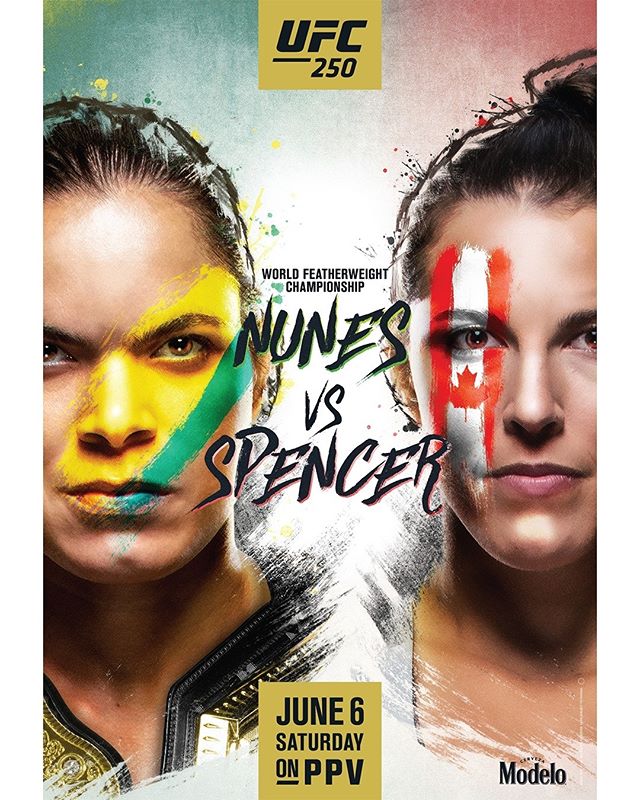 UFC 250-nin posteri - FOTO