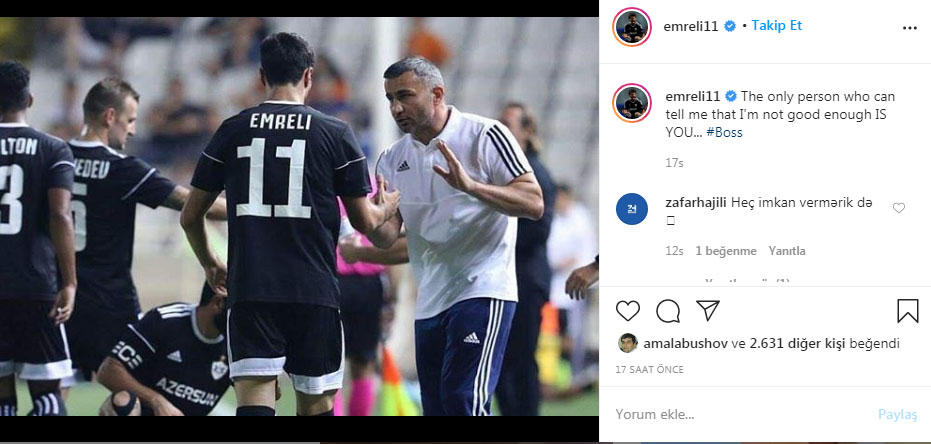Mahir Emreli: "Kifayət qədər yaxşı olmadığımı söyləyə biləcək yeganə insan..." - FOTO