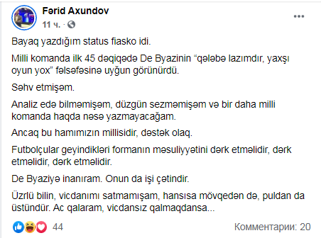 Eh, millimiz uduzdu... "Aman, boş verin, pozitiv olun" dedirdən STATUSLAR
