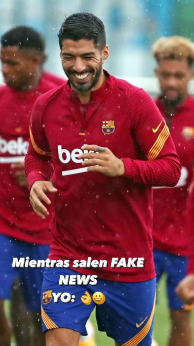 Suares "Barsa"nın məşqindən FOTO paylaşdı