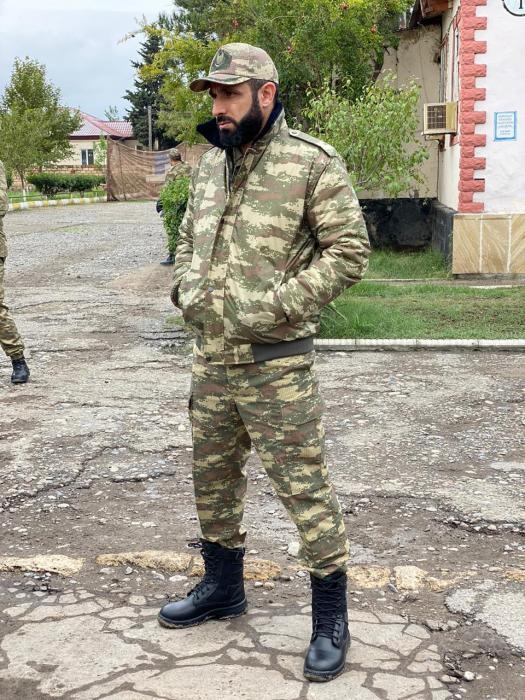 Rəşad Sadıqov cəbhədə - FOTO