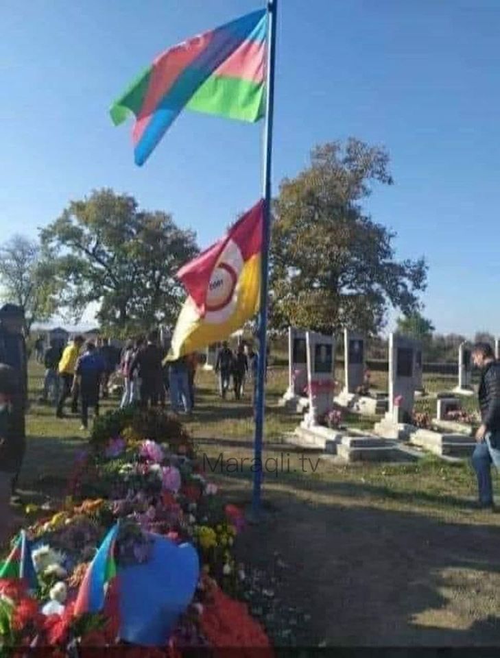 "Məzarıma "Qalatasaray"ımın bayrağını da asarsız" deyən şəhidin istəyi yerinə yetirildi - FOTO