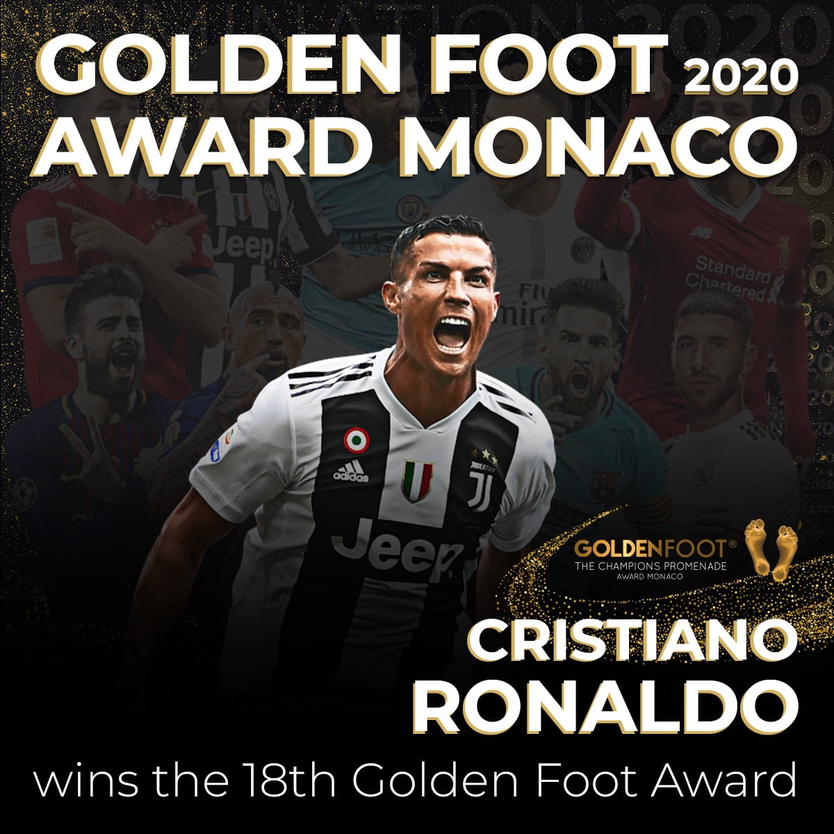 "Golden Foot" mükafatı superulduza verildi - FOTO