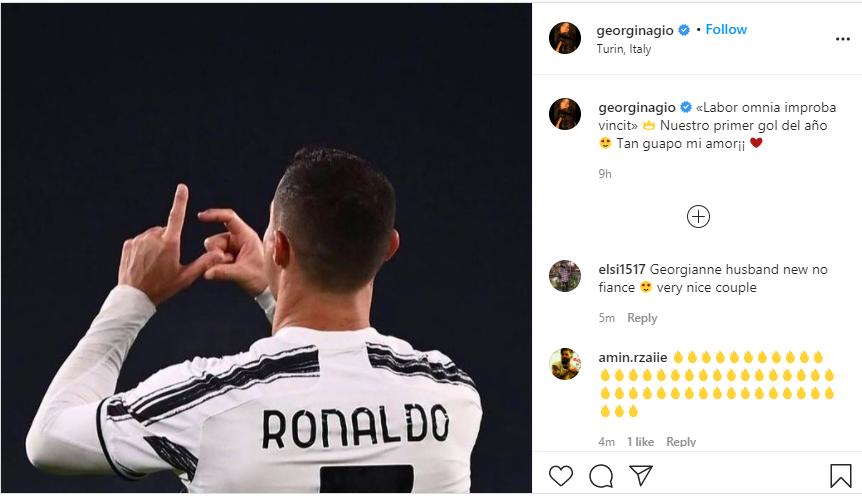Sevgilisi Ronaldunu belə təbrik etdi - FOTO