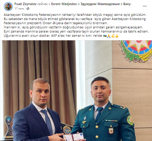 Tanınmış idmançıya yeni vəzifə verildi - FOTOLAR