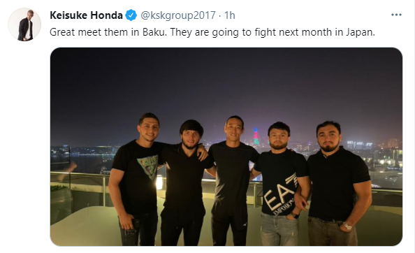 Hondanın MMA döyüşçüləri ilə növbəti görüşü - FOTO