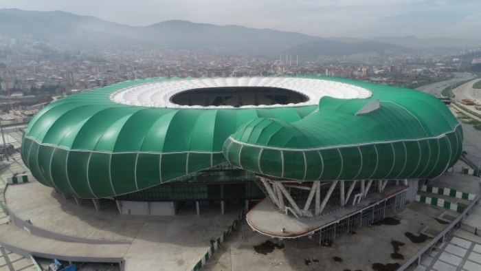 Dünyanın ən maraqlı stadionu Türkiyədə - FOTOLAR