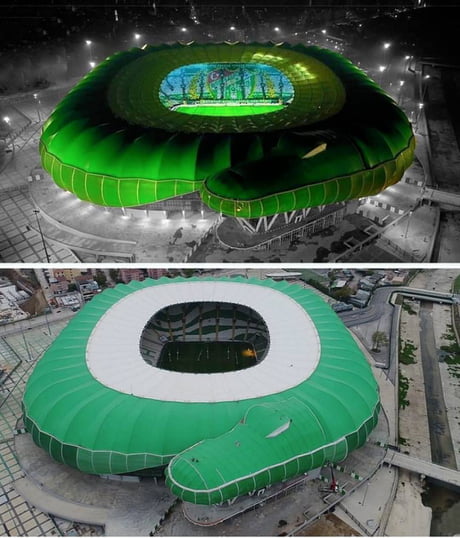 Dünyanın ən maraqlı stadionu Türkiyədə - FOTOLAR
