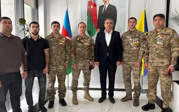 "Kəpəz"in İdarə Heyətinin sədri Anar Abdullayev müharibə veteranları ilə görüşüb 